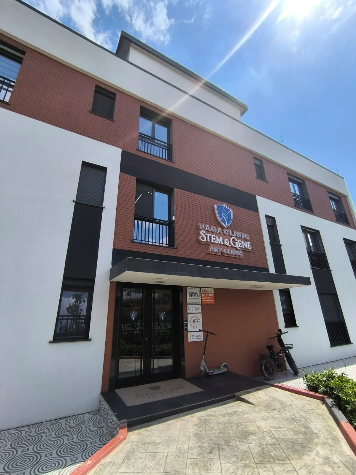 Fachada da clínica Stem & Gene Art
