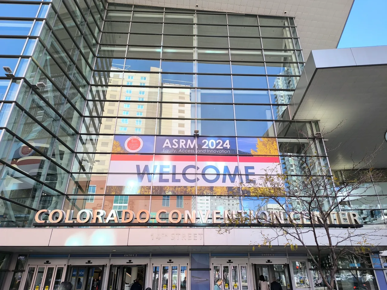 ASRM Congress Denver entrance